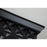 Lucas McKearn Alpha 4 Light Flush Mount, Matte Black