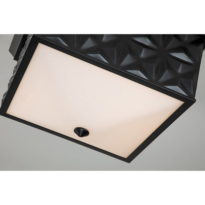 Lucas McKearn Alpha 4 Light Flush Mount, Matte Black