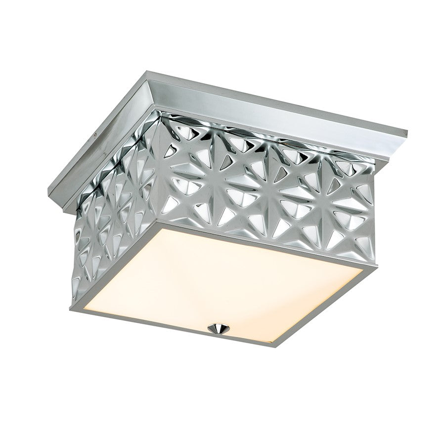 Lucas McKearn Alpha 4 Light Flush Mount, Polished Chrome - FM1302PC-14
