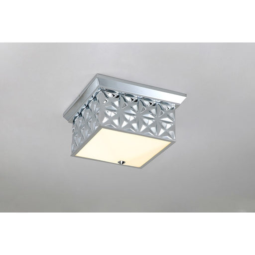 Lucas McKearn Alpha 4 Light Flush Mount, Polished Chrome