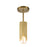 Lucas McKearn Marvel 1 Light Flush Mount, Aged Brass/Opal - FM30209AB-1