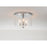 Lucas McKearn Rampart 3 Light Flush Mount, Polished Chrome - FM80122PC-13