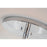 Lucas McKearn Rampart 3 Light Flush Mount, Polished Chrome