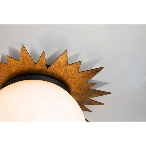 Lucas McKearn Soleil 3 Light LED Flush Mount, Wzc/Gold