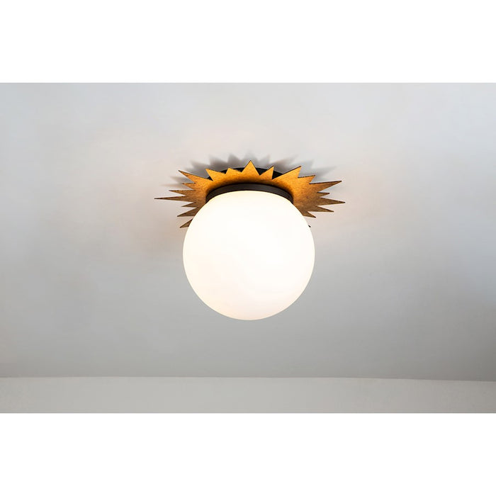 Lucas McKearn Soleil 3 Light LED Flush Mount, Wzc/Gold