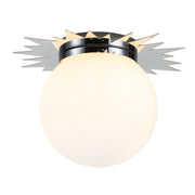 Lucas McKearn Soleil 3 Light LED Flush Mount, Polished Chrome - FM90417PC-15