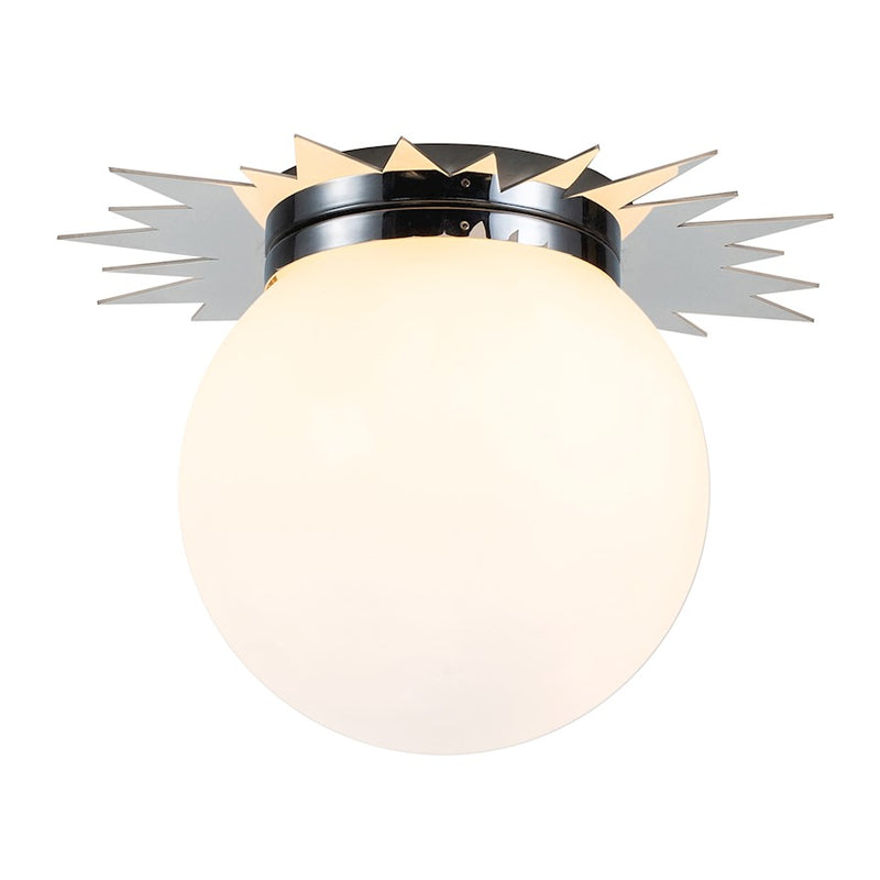 Lucas McKearn Soleil 3 Light LED Flush Mount, Polished Chrome - FM90417PC-15