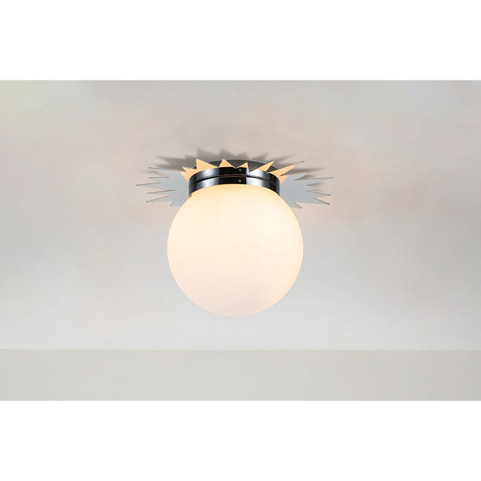 Lucas McKearn Soleil 3 Light LED Flush Mount, Polished Chrome