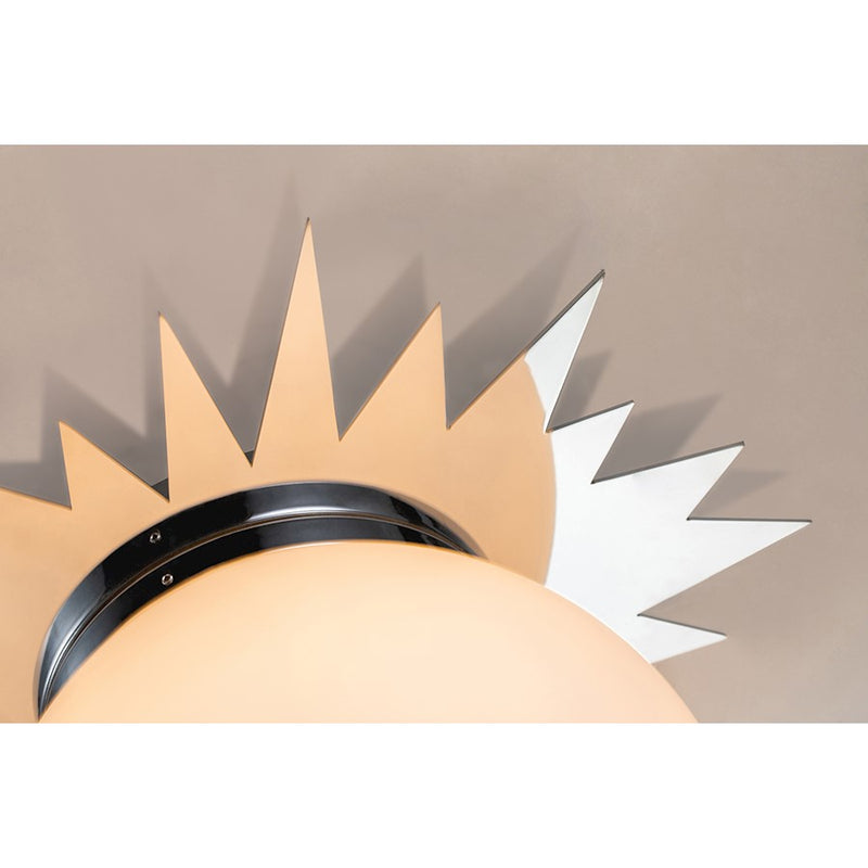 Lucas McKearn Soleil 3 Light LED Flush Mount, Polished Chrome