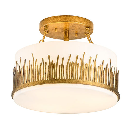 Lucas McKearn Sawgrass 3 Light Semi Flush Mount, Gold - FM90610G-15