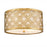 Lucas McKearn Arabella 2 Light Flush Mount, Distressed Gold - GN-ARABELLA-F