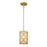 Lucas McKearn Arabella 1 Light Pendant, Distressed Gold - GN-ARABELLA-MP