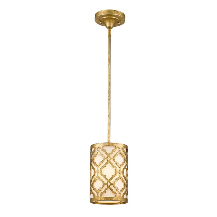 Lucas McKearn Arabella 1 Light Pendant, Distressed Gold - GN-ARABELLA-MP