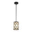 Lucas McKearn Arabella 1 Light Mini Pendant, Black - GN-ARABELLA-MP-BLK