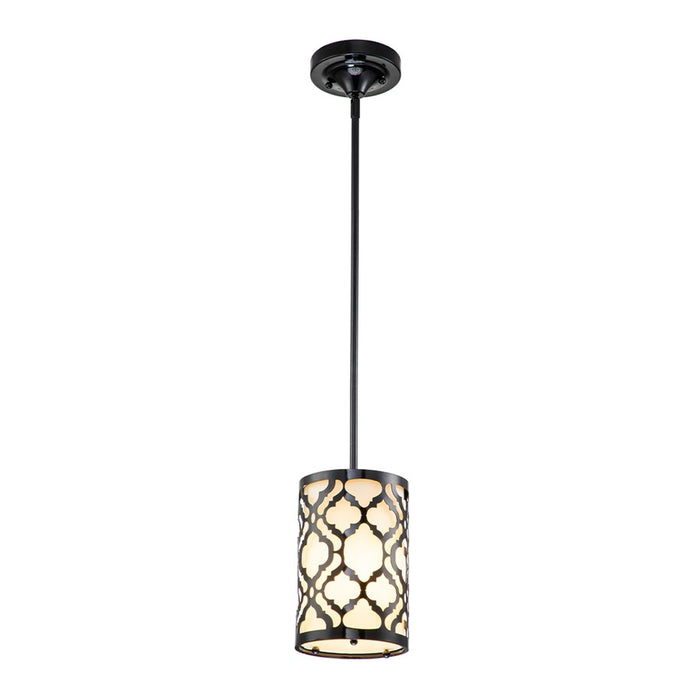 Lucas McKearn Arabella 1 Light Mini Pendant, Black - GN-ARABELLA-MP-BLK