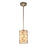 Lucas McKearn Arabella 1 Light Pendant, Antique Silver - GN-ARABELLA-MP-S