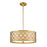 Lucas McKearn Arabella 3 Light Pendant, Distressed Gold - GN-ARABELLA-P-L