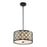 Lucas McKearn Arabella 2 Light Pendant, Black - GN-ARABELLA-P-M-BLK