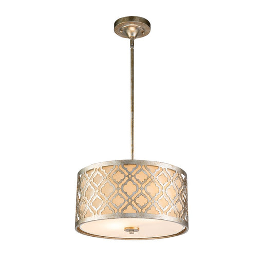 Lucas McKearn Arabella 2 Light Pendant, Antique Silver - GN-ARABELLA-P-M-S