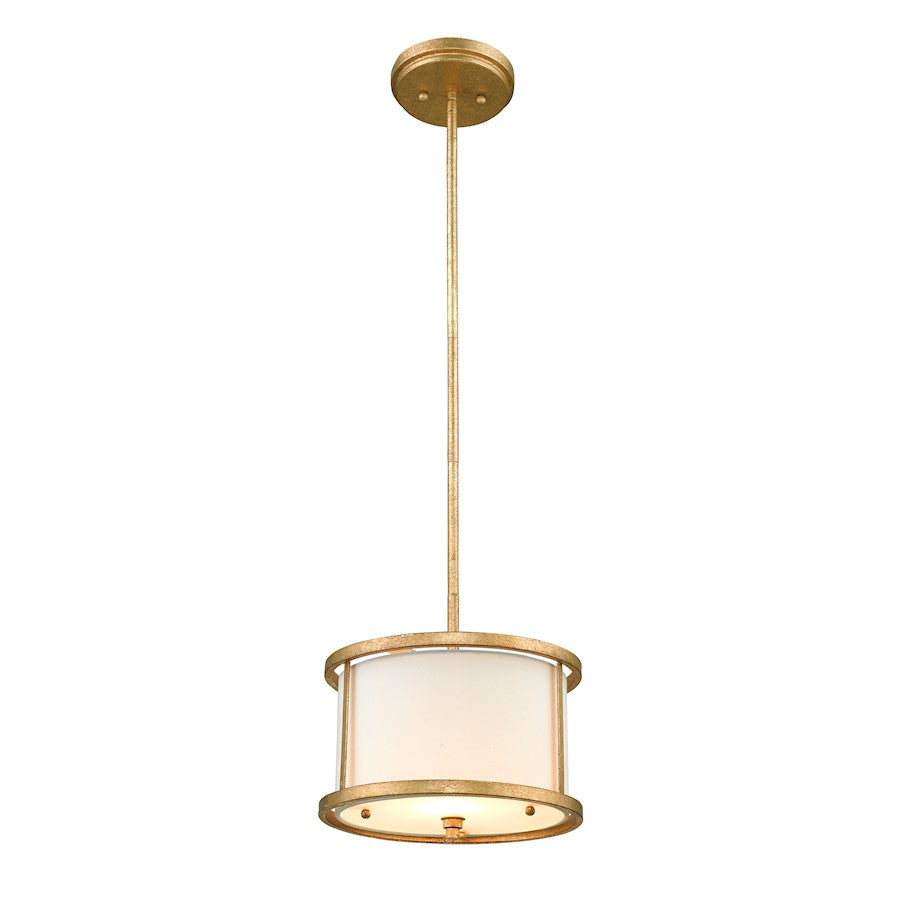 Lucas McKearn Lemuria 1 Light Pendant, Antique Gold - GN-LEMURIA-MP