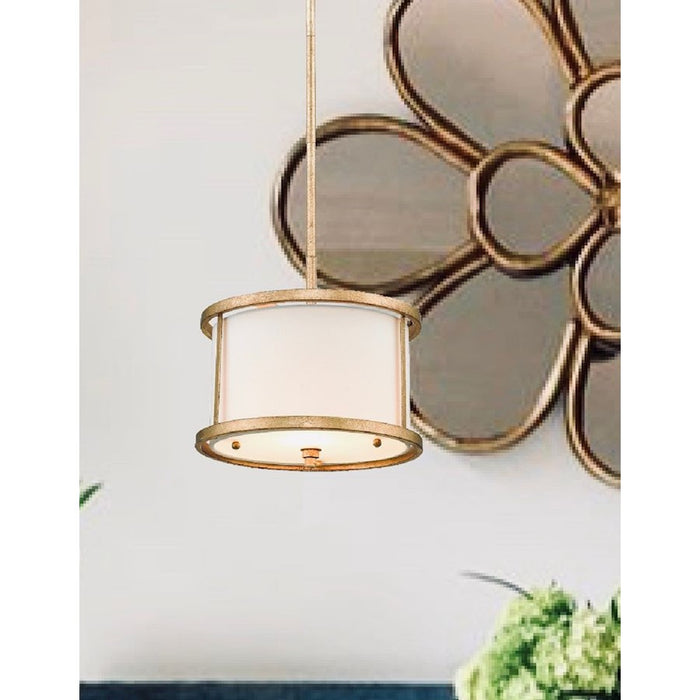 Lucas McKearn Lemuria 1 Light Pendant, Antique Gold