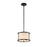 Lucas McKearn Lemuria 1 Light Mini Pendant, Black/White - GN-LEMURIA-MP-BLK
