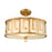 Lucas McKearn Lemuria 3 Light Pendant, Antique Gold