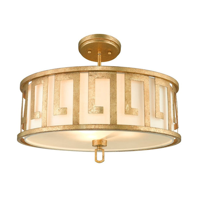 Lucas McKearn Lemuria 3 Light Pendant, Antique Gold