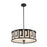 Lucas McKearn Lemuria 3 Light Pendant, Black/White - GN-LEMURIA-P-L-BLK