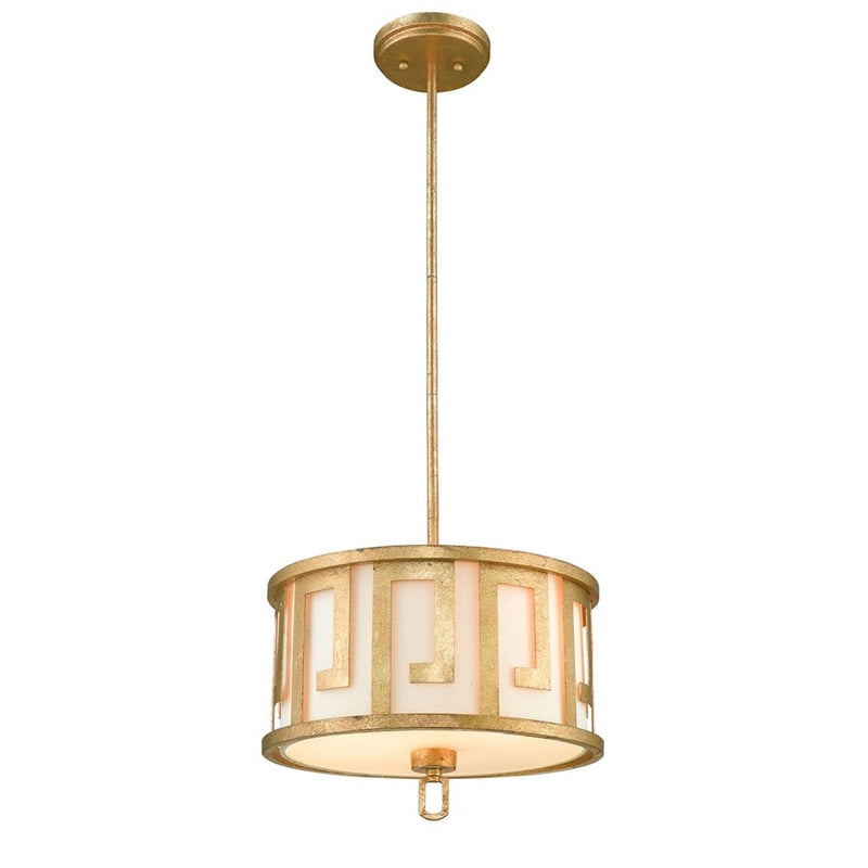 Lucas McKearn Lemuria 2 Light Pendant, Antique Gold