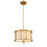 Lucas McKearn Lemuria 2 Light Pendant, Antique Gold