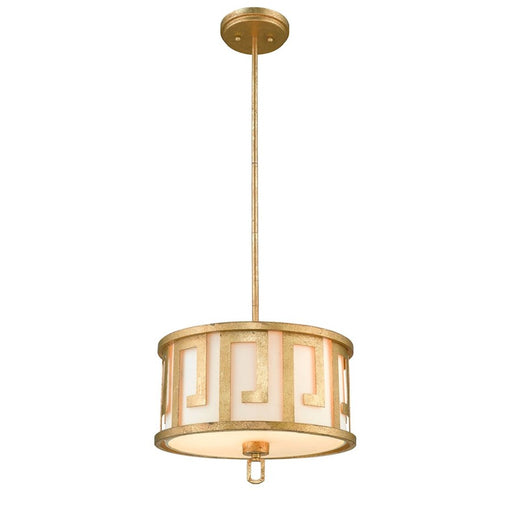 Lucas McKearn Lemuria 2 Light Pendant, Antique Gold