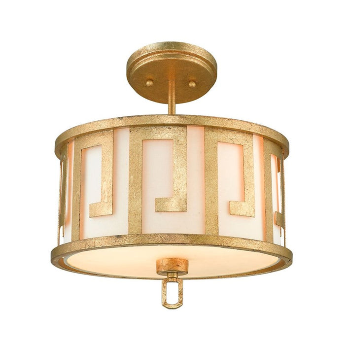 Lucas McKearn Lemuria 2 Light Pendant, Antique Gold