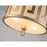 Lucas McKearn Lemuria 2 Light Pendant, Antique Silver