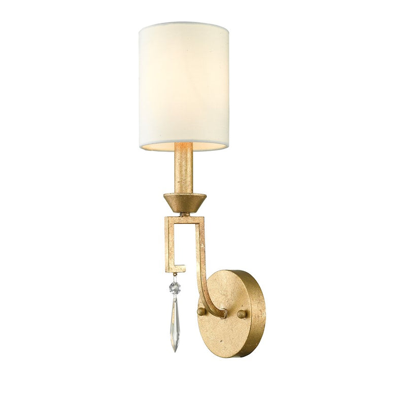 Lucas McKearn Lemuria 1 Light Wall Sconce, Antique Gold - GN-LEMURIA1