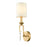Lucas McKearn Lemuria 1 Light Wall Sconce, Antique Gold - GN-LEMURIA1