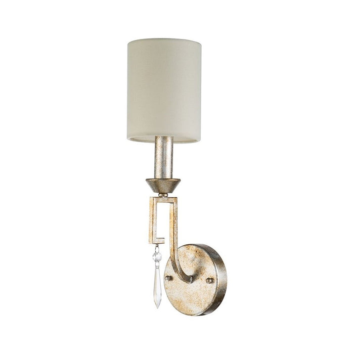 Lucas McKearn Lemuria 1 Light Wall Sconce, Antique Gold