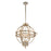 Lucas McKearn Lemuria 4 Light Foyer Fixture, Antique Silver - GN-Lemuria-3PA-S