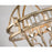 Lucas McKearn Lemuria 4 Light Foyer Fixture, Antique Silver