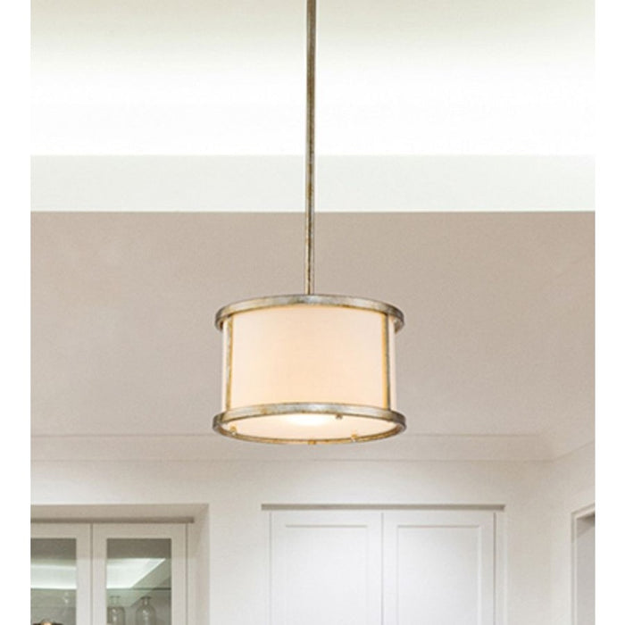 Lucas McKearn Lemuria 1 Light Pendant, Antique Silver