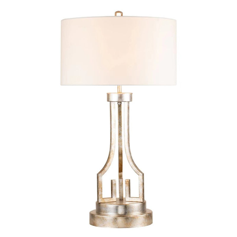 Lucas McKearn Lemuria 1 Light Buffet Lamp, Antique Silver - GN-Lemuria-TL-S