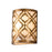 Lucas McKearn Arabella 1 Light Wall Sconce, Distressed Gold - GRABELLA1