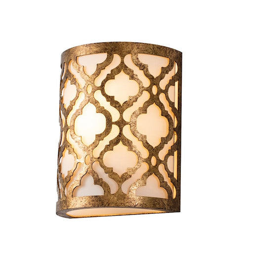 Lucas McKearn Arabella 1 Light Wall Sconce, Distressed Gold - GRABELLA1