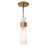 Lucas McKearn Kristy 1 Light Pendant, Distressed Gold/Opal