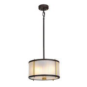 Lucas McKearn Corona 2 Light Flush Mount, Museum Bronze - PD-CORONA2P-BAB