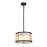 Lucas McKearn Corona 2 Light Flush Mount, Museum Bronze - PD-CORONA2P-BAB