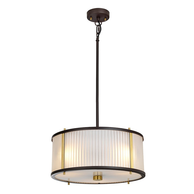 Lucas McKearn Corona 3 Light Pendant, Museum Bronze - PD-CORONA3P-BAB