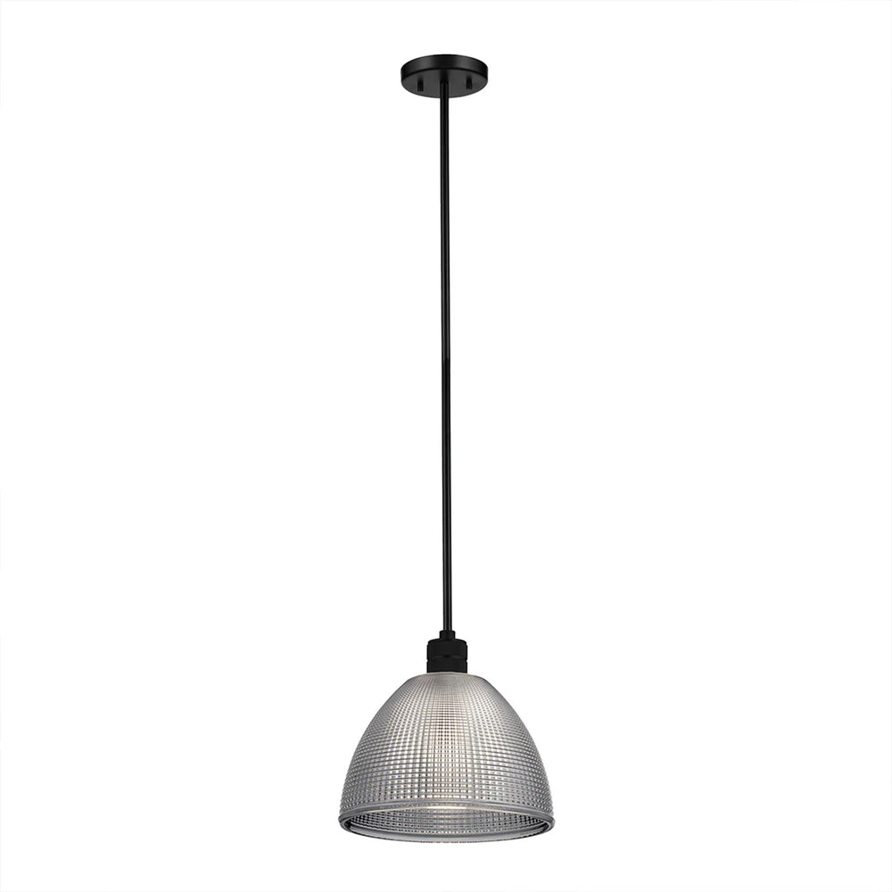 Lucas McKearn Hampstead 1 Lt Pendant, Black/Smoke - PD-HAMPSTEAD-P-BLK