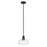 Lucas McKearn Notting Hill 1 Light Pendant, Graphite/Clear - PD-NOTTINGHILL-P-GR