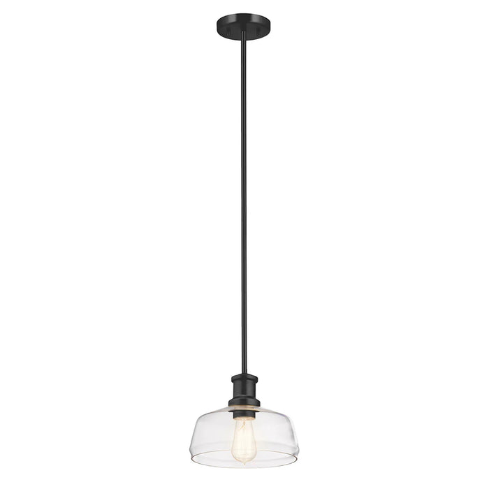 Lucas McKearn Notting Hill 1 Light Pendant, Graphite/Clear - PD-NOTTINGHILL-P-GR